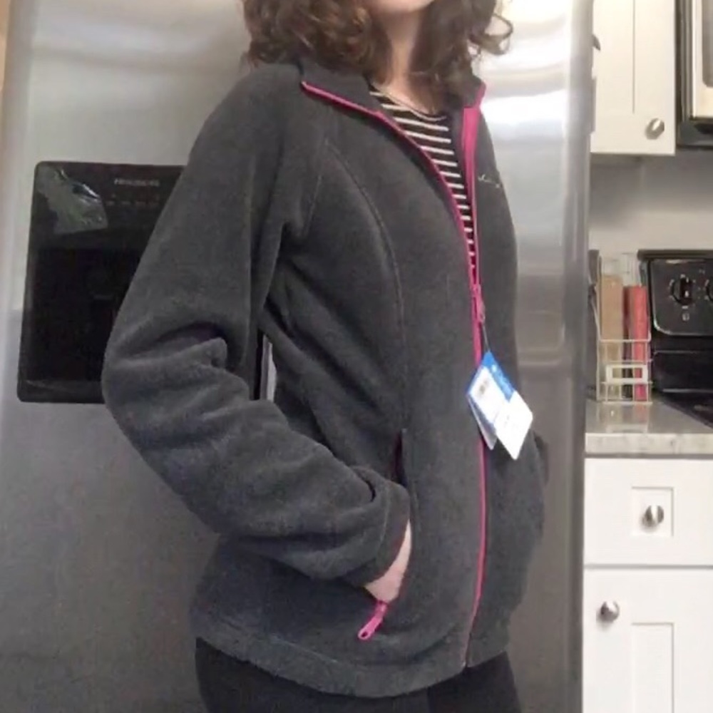 Columbia Benton Full ZIP Charcoal Fleece